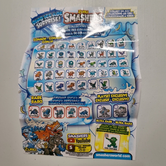 Zuru Smashers Dino Ice Age Surprise! Egg Holder, Eggs, and Figures - Picture 4 of 5